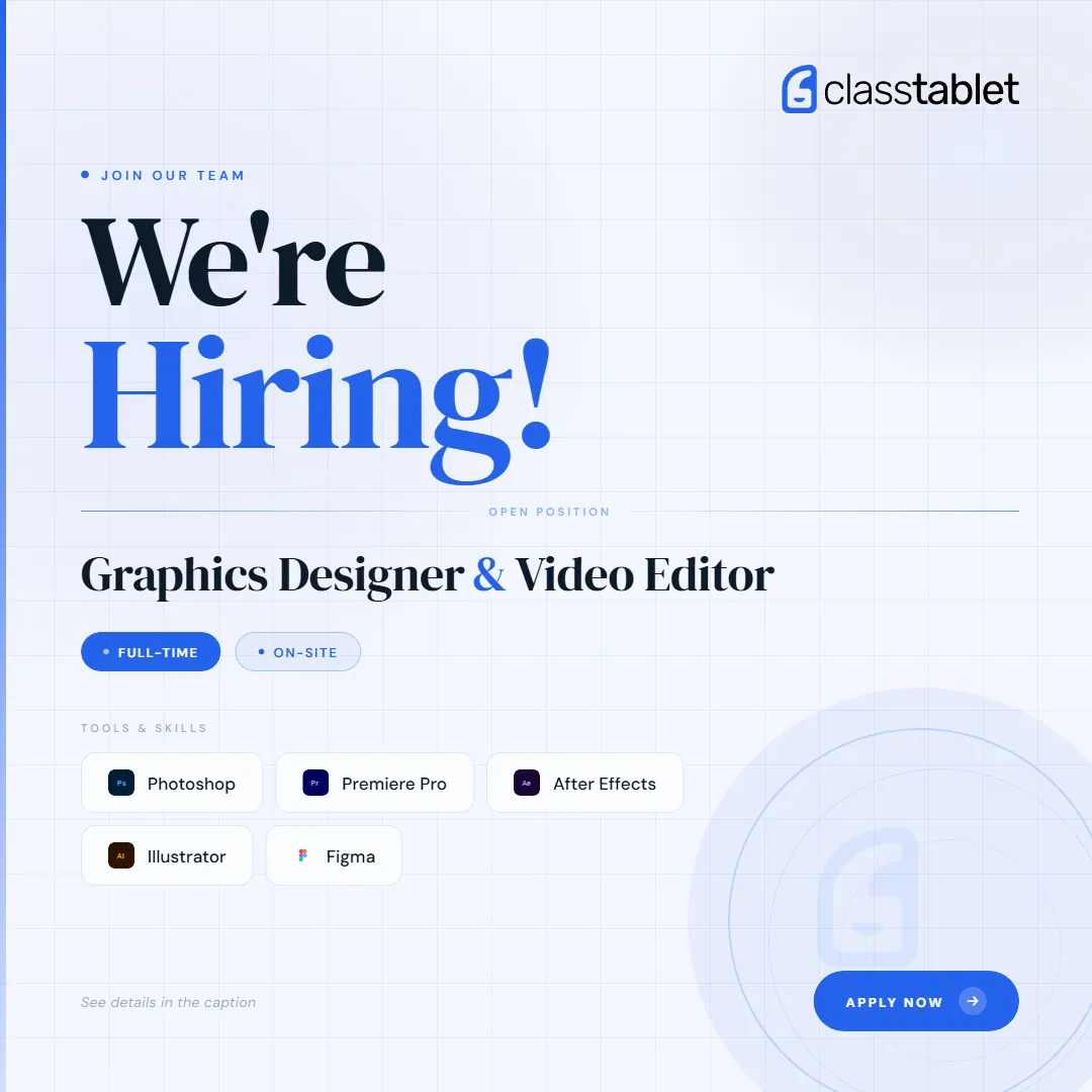 Graphics Designer and Video Editor